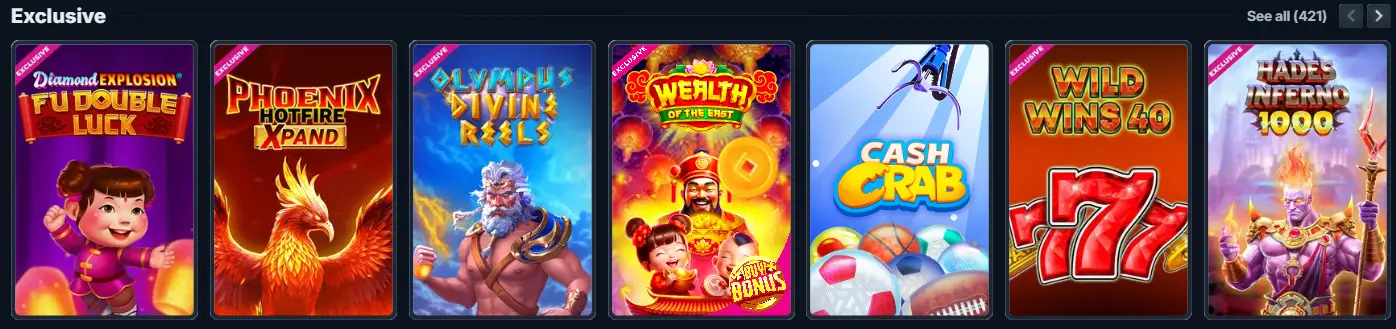 betrepublic exclusive games