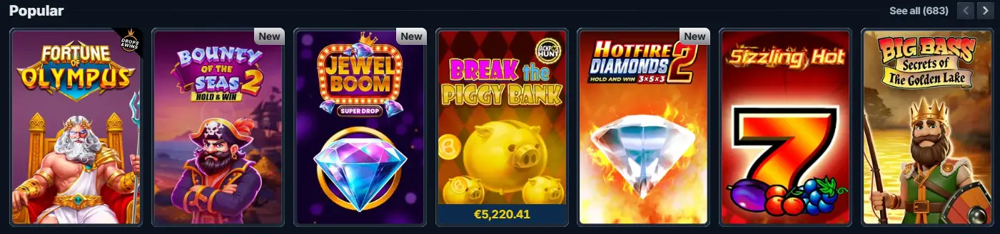 betrepublic popular slots